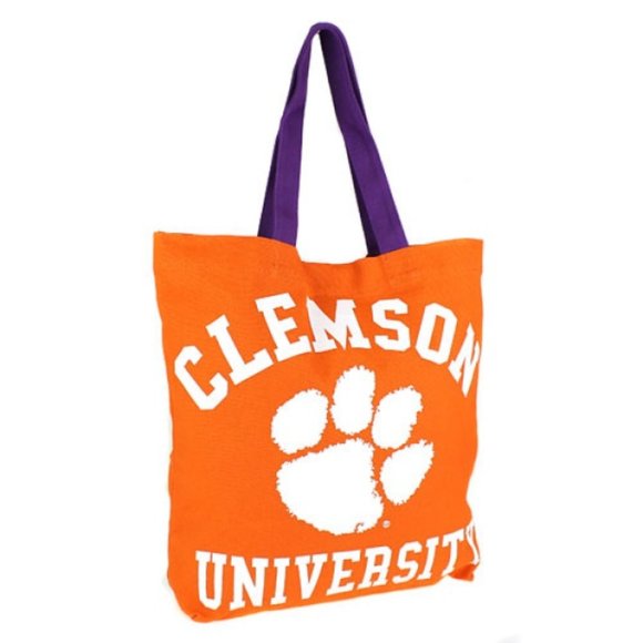 Clemson University Team Colors BRAND NEW Tote Bag - Picture 2 of 2